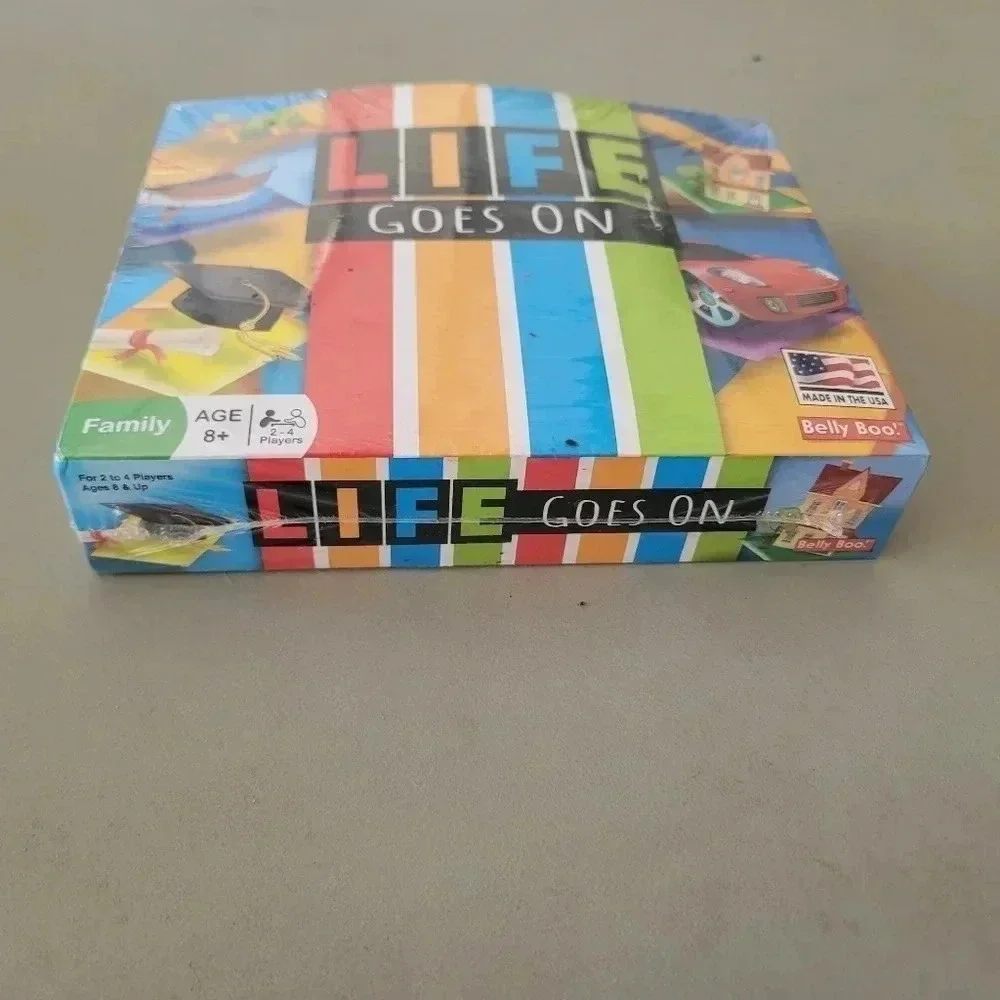 Life Goes on board Game For  ages 8+ Family Belly Boo Made In The USA Dented Box